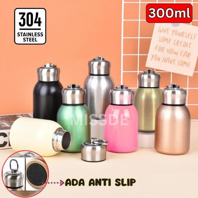 BOTOL MINUM 300ML / TUMBLER MINI STAINLESS STEEL / TUMBLER TRAVEL / BOTOL MINUM KOPI MINI