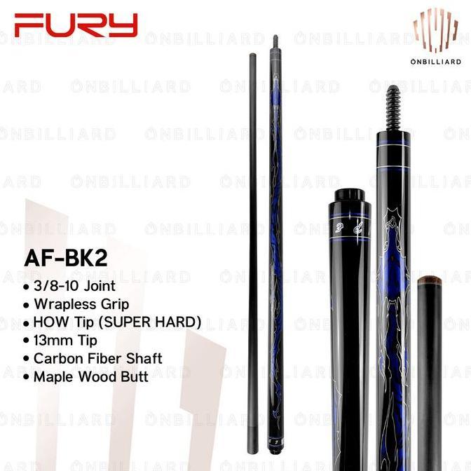 Fury Tempest Break AF-BK Series Cue Stick Stik Billiard Carbon