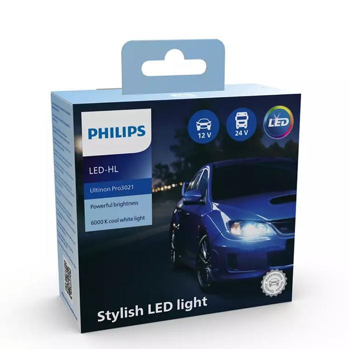 Bohlam H4 LED - HL- Original PHILIPS Ultinon Pro3021