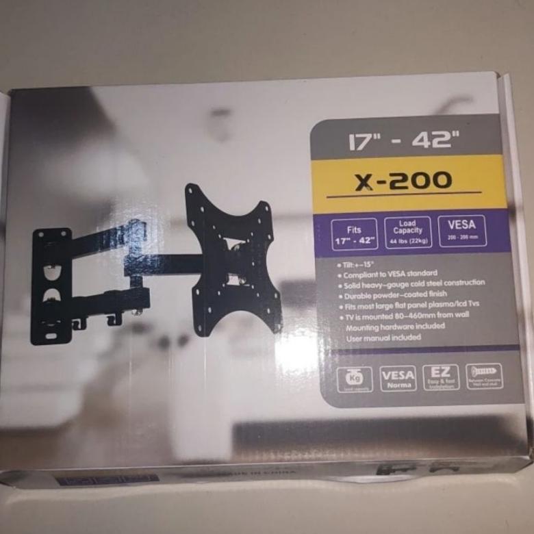 Braket TV Monitor Dinding Vesa Besi Kuat 14"-60"