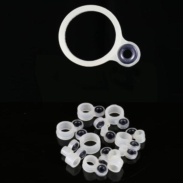 14Pcs Ring Guide Joran Pancing Bahan Silikon Mamarit Karet