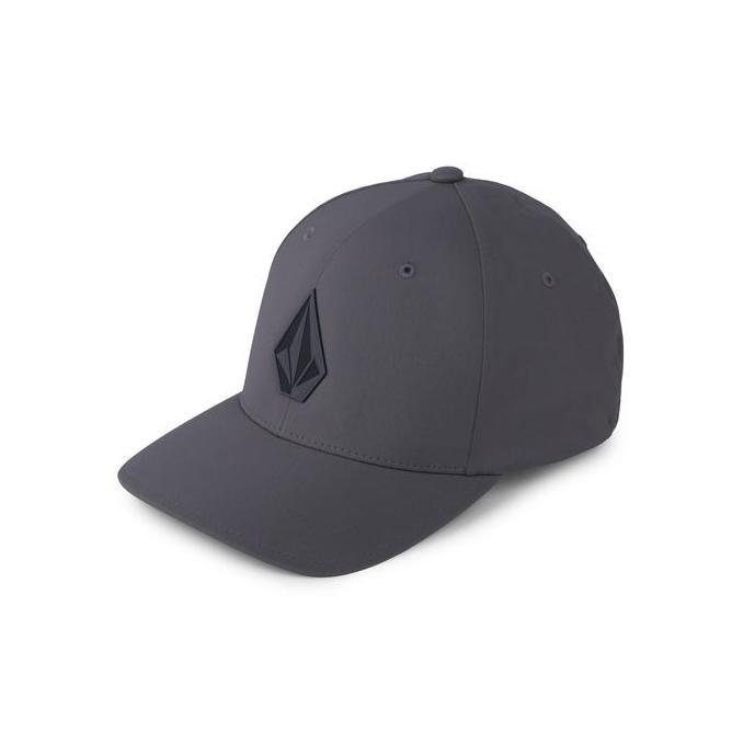 VOLCOM MCP STONE TECH FLEXFIT DELTA HAT PEWTER