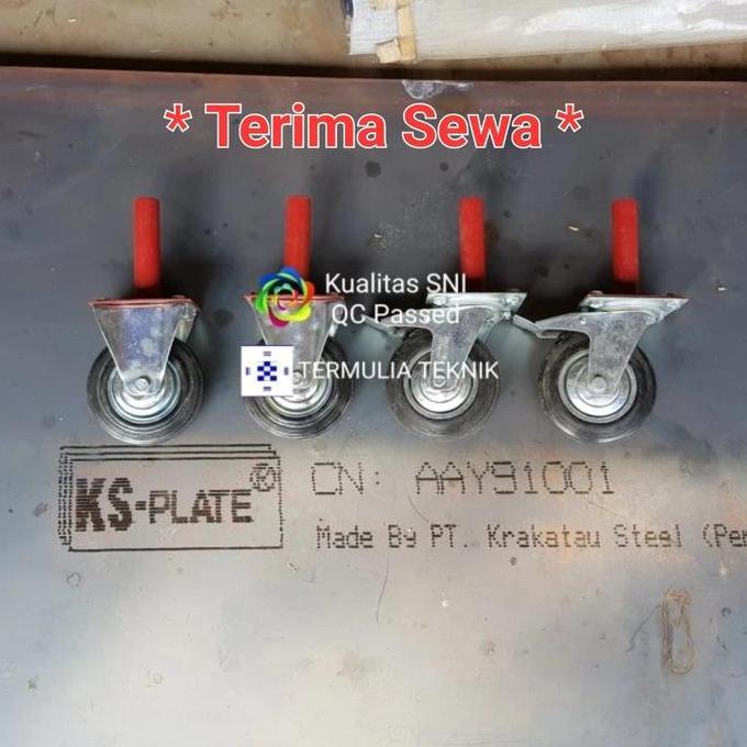 Roda Scaffolding 1 Set, Steger, Perancah, Stager, Castor