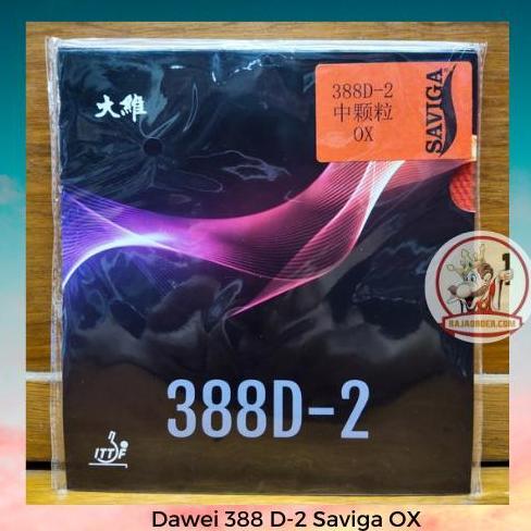 Dawei 388 D-2 Saviga OX - Karet Bintik Bertahan Panjang Long Pips 388D
