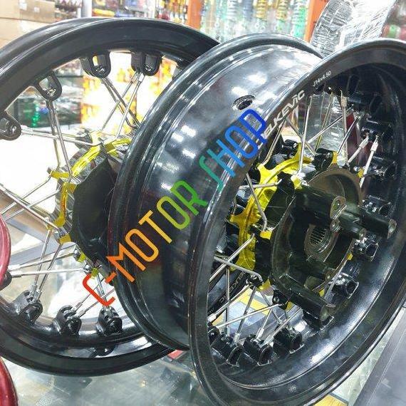 Sepaket Velg Delkevic Tromol Set Nui Racing yamaha n-max nmax Original