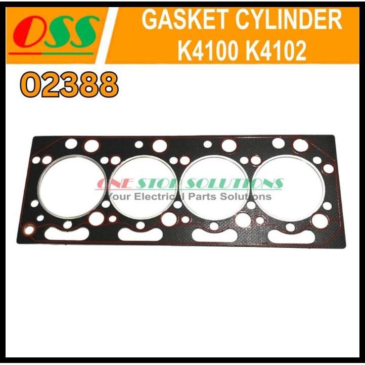 TERBARU GASKET CYLINDER HEAD K4100 N4100 WEIFANG KOFO RICARDO 