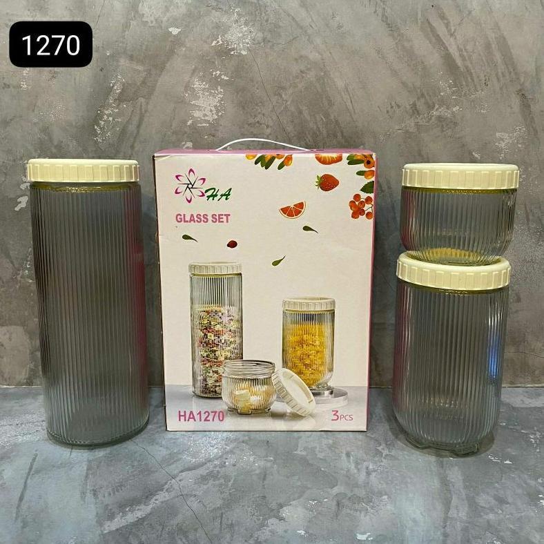 Raffa Toples Kaca Beling 3in1 | Toples kue Lebaran .