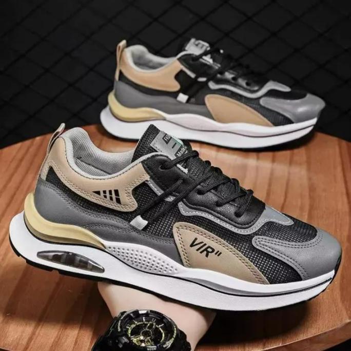 Sepatu Sneakers Pria Running Casual Sport Premium (Free Box) - SP45 - Fortuneen Shoes Kasual