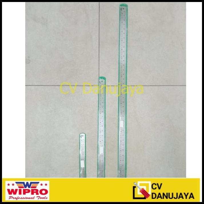 HOT DEAL PENGGARIS BAJA / MISTAR BAJA STAINLESS STEEL ( 30 CM / 60 CM / 100 CM ) WIPRO 