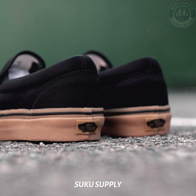 Vans Slip On Classic Black Gum 100% ORINAL