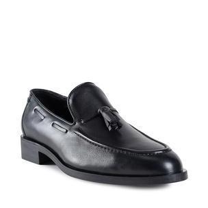 Prabu - Sepatu Kulit Slip On Pria Cala 2.0 Black-Hitam Loafers Flat Shoes