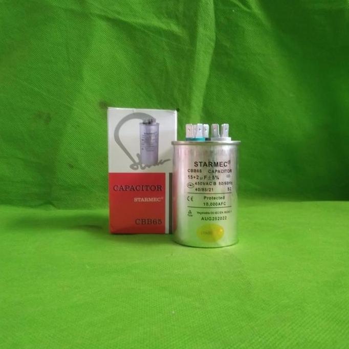 Capasitor Daubel Ac 15+2Uf Panasonik Sharp Daikin Samsung Terbaru