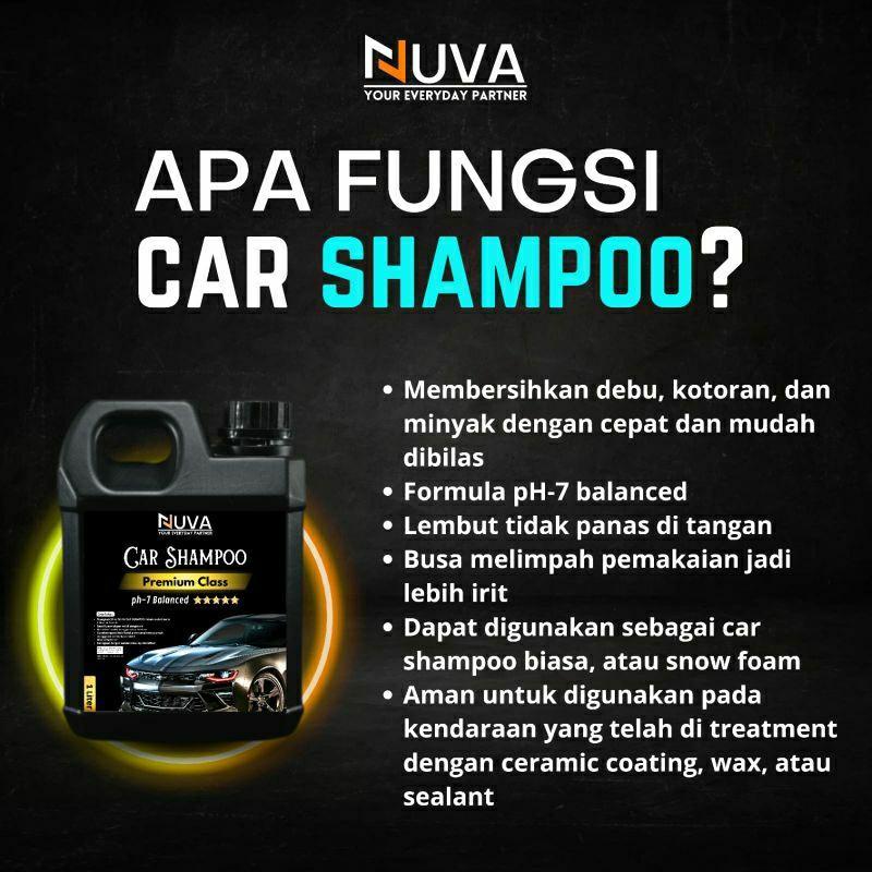 Nuva - Premium Car Shampoo Ph Balance 7 Shampoo Cuci Mobil Carwash
