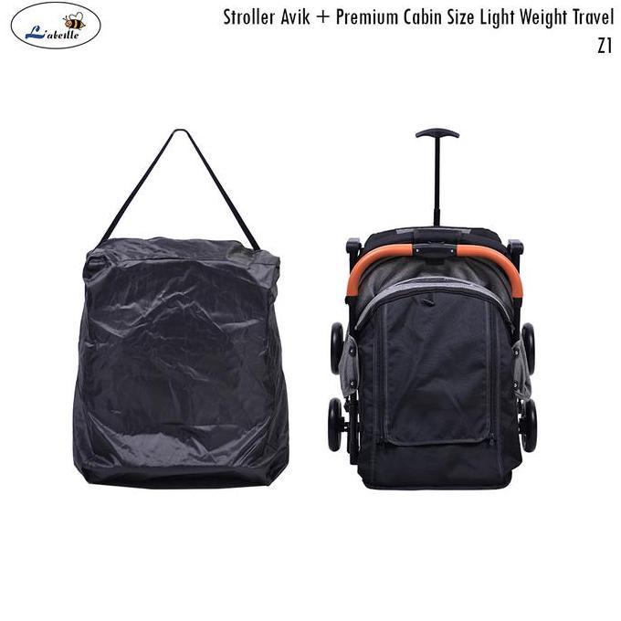 TERBARU Labeille Z1 Baby Stroller Avik Premium Cabin Size Light Weight Travelling Kereta Dorong Lipa