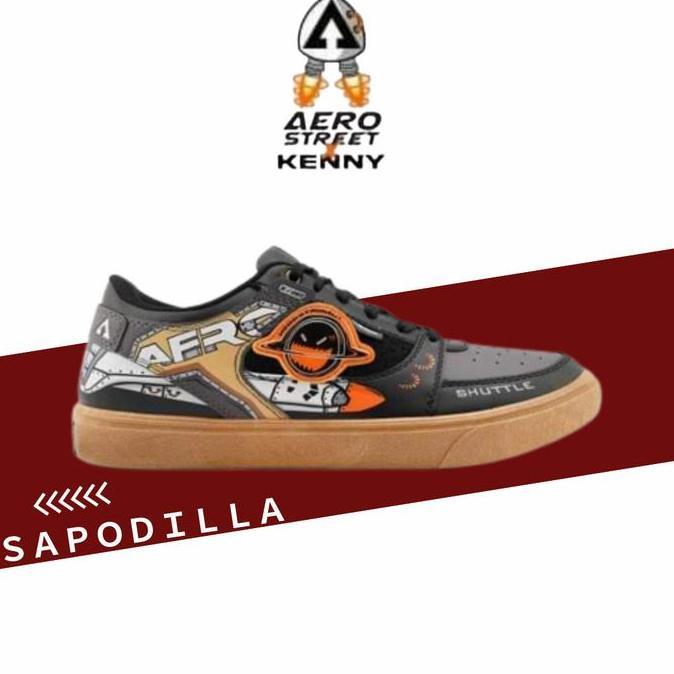 Sepatu aerostreet hoops low X nama kalian KENNY sneakers casual