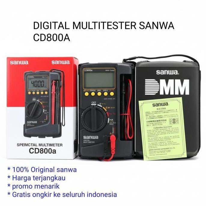 Digital Multimeter Sanwa CD800A / Sanwa digital mulitester CD 800 A