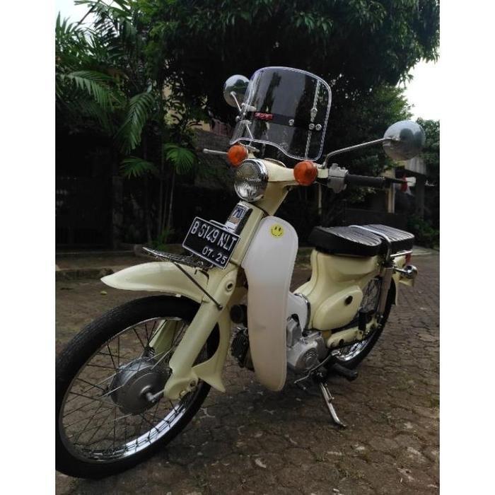 Super Cub Shield Visor Windshield Honda Grand C70 V75 Astrea Star Original Dan Terpercaya