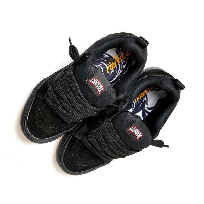 SEPATU CORVALUE FOOTWEAR - OTARU Full Black | Sepatu Sneakers Pria Wanita Canvas Casual