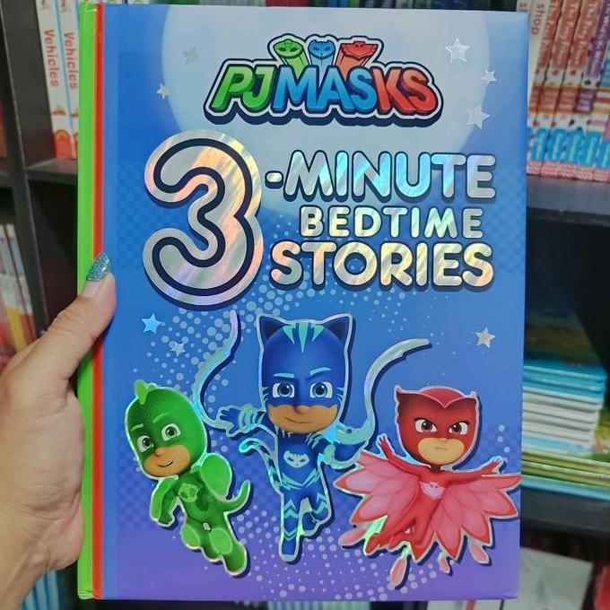 Big Bad Wolf Books 3-Minute Bedtime Stories : Pj Masks - Buku Cerita Anak Bbw Import
