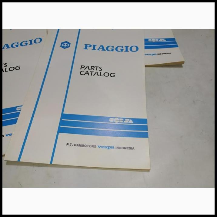 TERMURAH BUKU PART CATALOUGE VESPA CORSA ORIGINAL NOS BUKAN LOKAL /REPRO