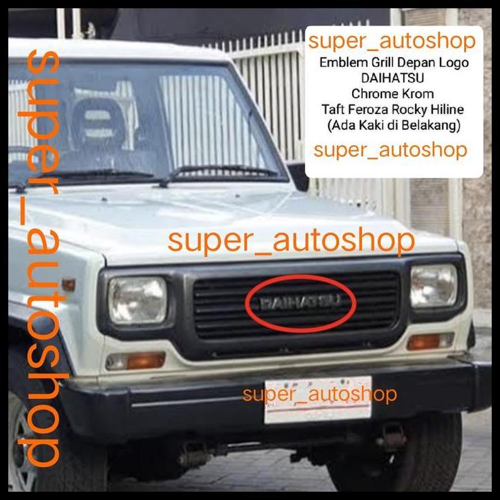 TERBARU EMBLEM LOGO DAIHATSU BESAR GRILL DEPAN TAFT GT / ROCKY / HILINE 