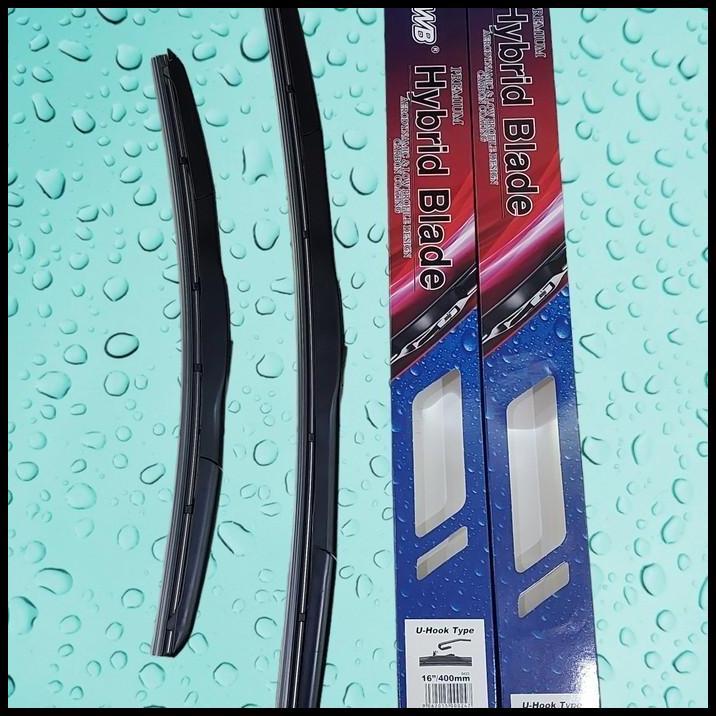 TERMURAH WIPER WIFER MOBIL DATSUN CROSS HYBRID RBW MODEL U-HOOK 