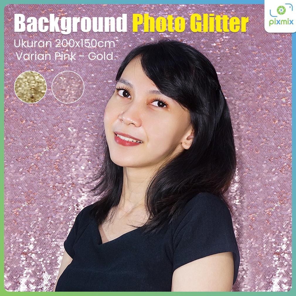 Background Foto Glitter Kain Sequin 150cm