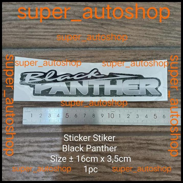 TERMURAH STICKER STICKER BLACK PANTHER FENDER DEPAN KOTAK KAPSUL GRAND TOURING 