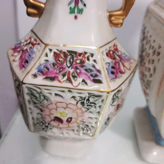 set vas guci keramik china pajangan antik d26