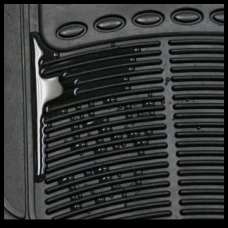 HOT DEAL KARPET DEPAN MOBIL GRANMAX LUXIO KARET 2 PCS UNIVERSAL HITAM 