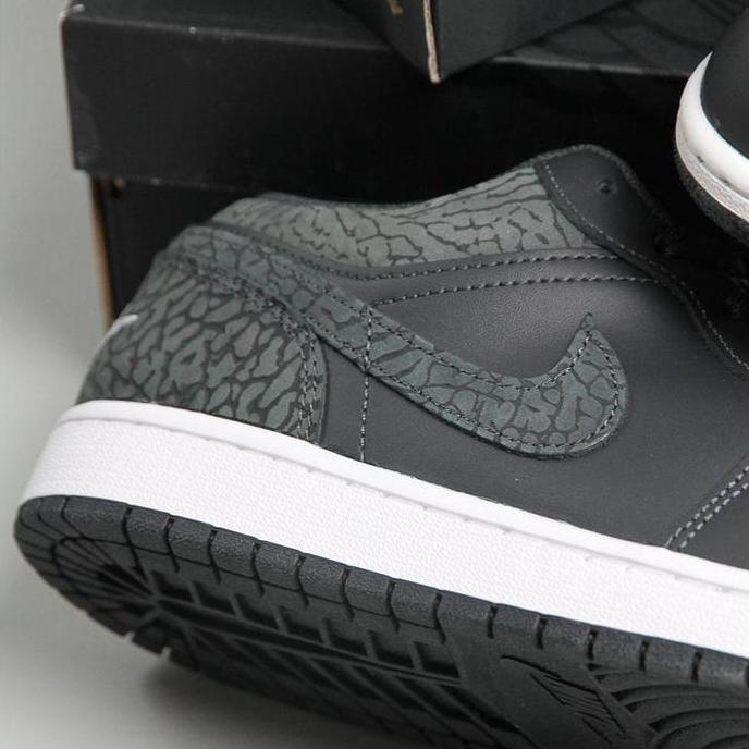 Air Jordan 1 Low Black Elephant Authentic