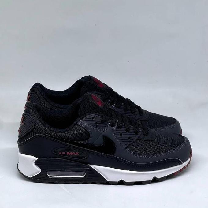 Nike Air Max 90 Anthracite Black Team red Orinal Resmi