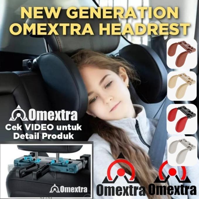 Bantal Omextra - Car Headrest Omextra - Car Sleep Headrest 3th Generation - Bantal Mobil Omextra