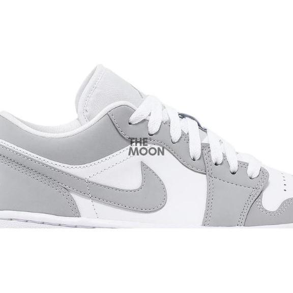 Sepatu Nike Air Jordan Unisex - Air Jordan 1 Low Wolf Grey Orinal