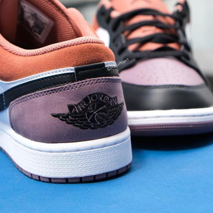 Sneakers Shoes Nike Air Jordan 1 Low SE Sky J Mauve (9907 102) - 100% Orinal