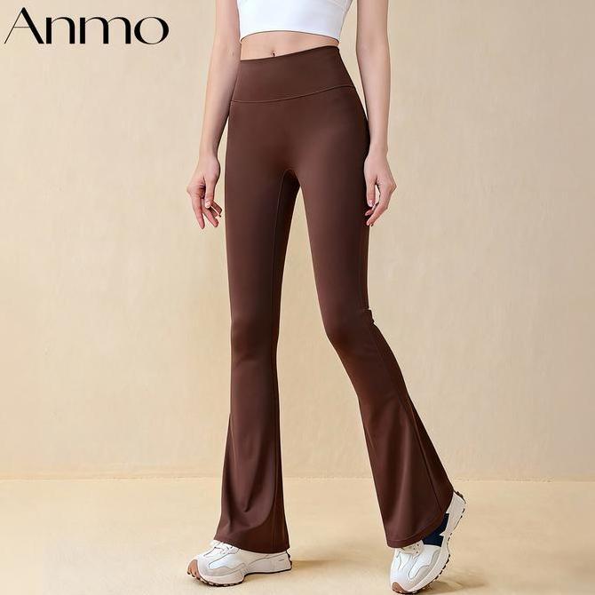 ANMO-Celana yoga tanpa jahitan dan sangat elastis yang mencegah rasa malu dan tidak memberikan beban