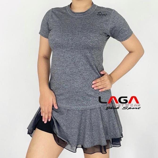 LAGA Tennis ONESET Mini Skirt/baju setelan Rok Belly Dance/oneset Rok Tenis Olahraga Wanita/Mini Ski