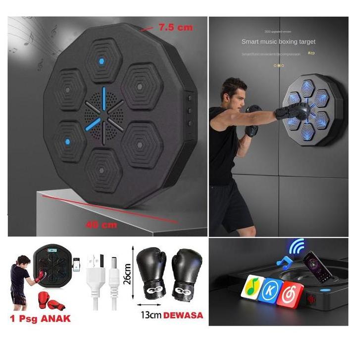 MUSIC BOXING MACHINE SAMSAK MUSIK SAMSAK DINDING KOTAK MUSIK TINJU
