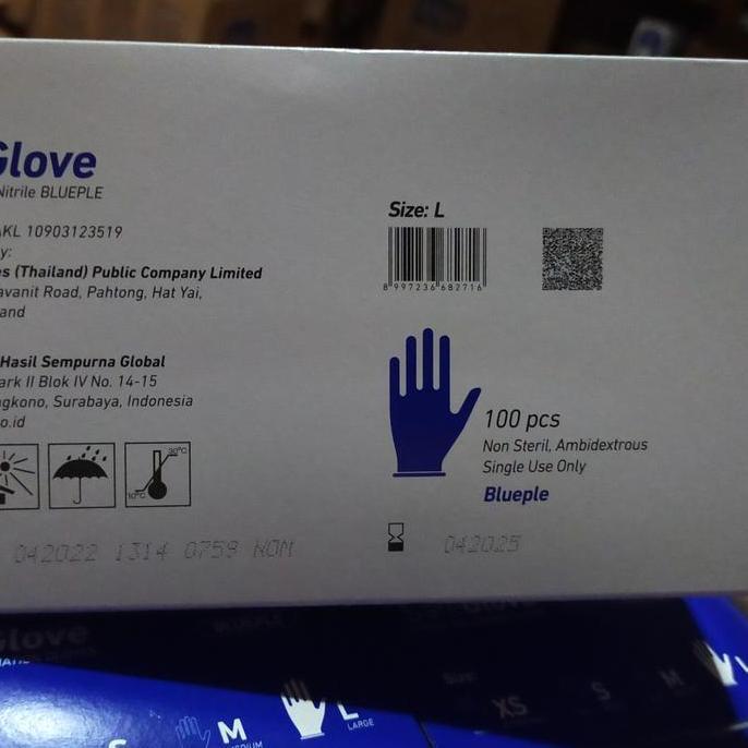 Ready Nitrile Safeglove Sarung Tangan Nitrile murah