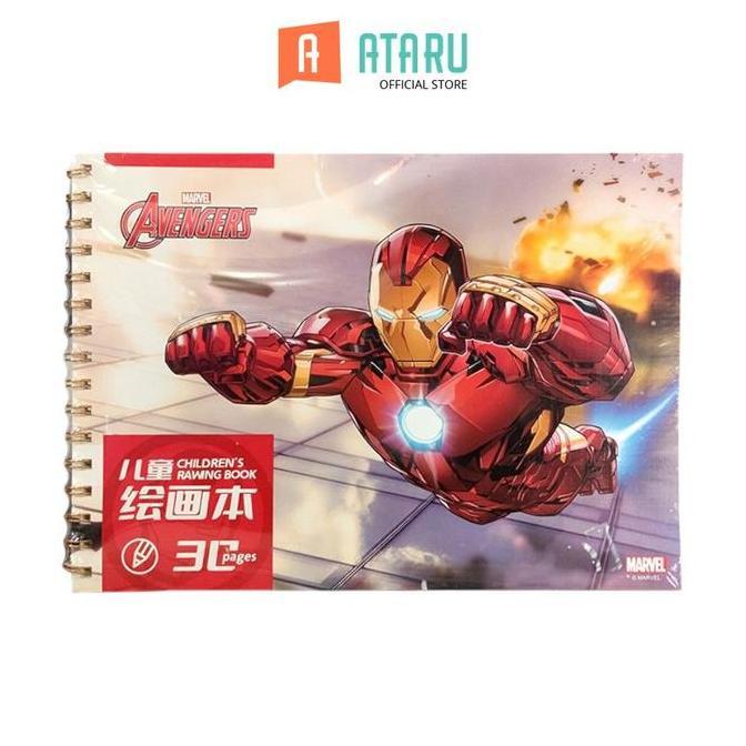 Ataru Buku Gambar Iron Man Seni Gambar Buku Melukis Menggambar Anak Kids Coloring Book Sketching Boo