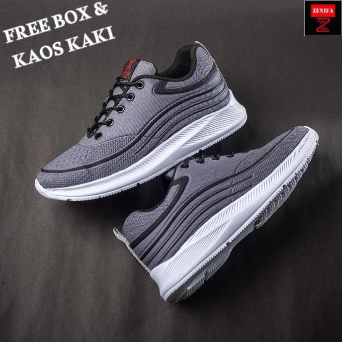 Sepatu Sneakers Pria Zenifa Monza Sporty Ringan Premium