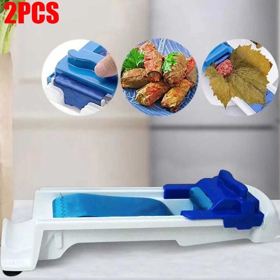 DIY Meat Roller Sushi Vegetable Roller Stuffed Grape Cabbage Leaves Meat Rolling Tool Portable Veget
