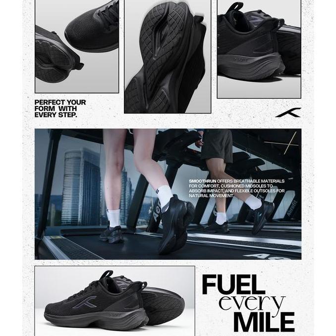 Sepatu Running Lari Merk Hundred Smooth Run Sepatu Lari Senam Joging Hundred