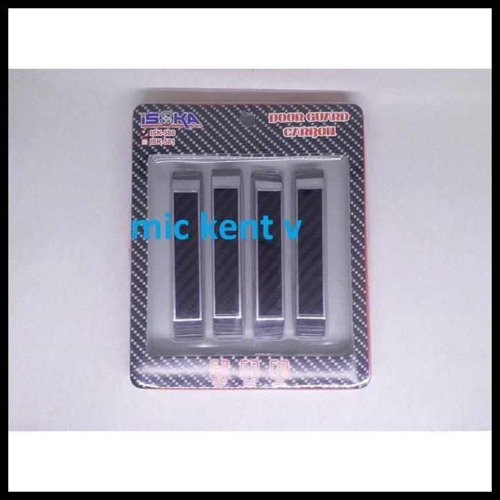 DISKON DOOR GUARD PELINDUNG PINTU CARBON MOBIL BRIO 