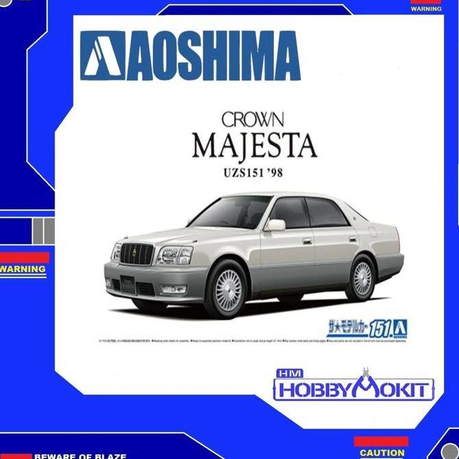AOSHIMA 1/24 TOYOTA UZS151 CROWN MAJESTA C-TYPE '98