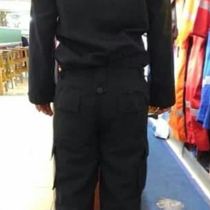 Seragam Security PDL / Seragam security Lengan panjang - navy - hitam