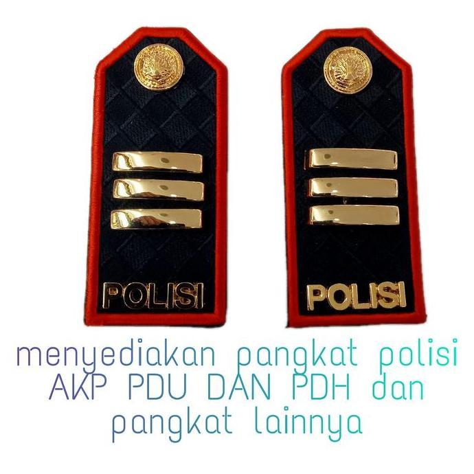 pangkat polisi AKP PDU