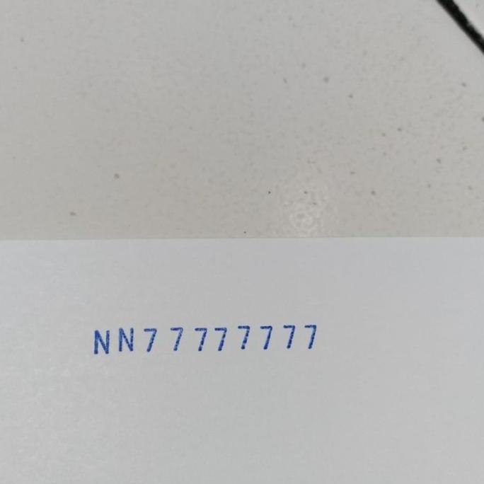 Stempel Manual Kombinasi Huruf Angka 5mm LUIS