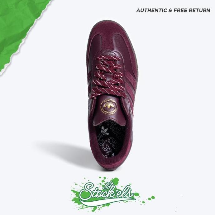 Adidas Samba OG Sumatra Island Series Maroon Gum JR9445 100% Authentic