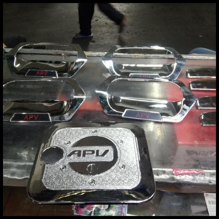 GRATIS ONGKIR PAKETAN OUTER HANDLE PINTU TUTUP BENSIN MOBIL APV LAMA / APV ARENA KOMPLIT 